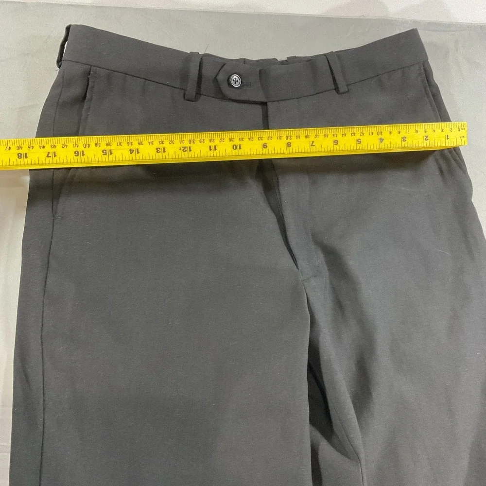 Corcovan Grey Dress Pants Men's 34x30 Flat Front Business Formal Career Office S